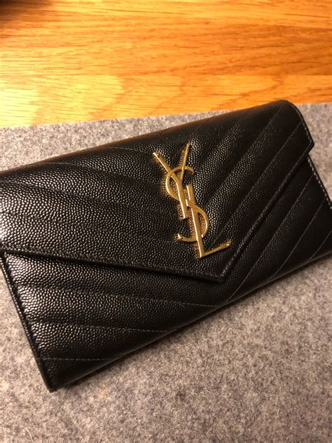 ysl wallet long